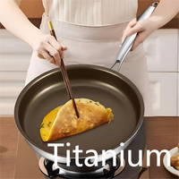 Set Wajan Anti Lengket Premium Titanium Profesional, Cocok untuk Kompor Induksi