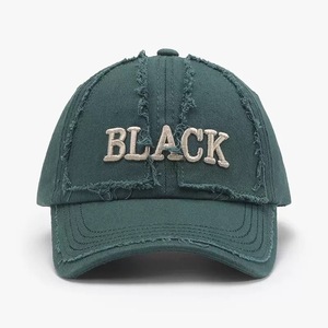 Casquette de baseball unisexe en coton de haute qualité à 6 panneaux avec logo brodé personnalisé, taille ajustable pour adultes, chapeau de sport décontracté - Product Image 1
