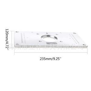 แผ่นโลหะ ABS สำหรับเครื่องเราเตอร์งานไม้ Mr Drill รุ่น Inverted Panel ขนาด 235 มม. x 120 มม. x 8 มม. ความแม่นยำสูง สำหรับตัดแต่งขอบ - Product Image 2