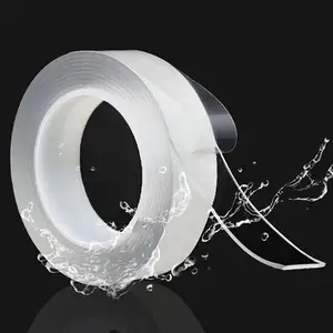 Washable Adhesive Tape 5m/16.5ft Nano Tape Reusable Washable Strong Wall Tape Removable Transparent Nano Adhesive Tape For Home And Office