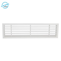 Diffuseur linéaire à fentes, grille d'aération encastrée en aluminium pour plafond