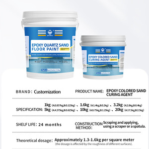 Peinture époxy résistante à l'usure pour sols en sable 20 kg, usage industriel, atelier, entrepôt - Product Image 6