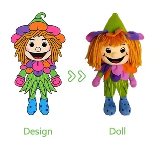 Customizable Plush Toys Cute Pillow PP Cotton Plush Doll Bedside Pillow Pad Custom logo Packaging Label Hanging Tag - Product Image 6