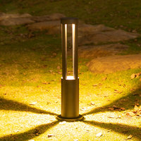 LED Poller Licht Außen Landschaft Weg Beleuchtung Led Garten Rasen Licht Garten Lampe 85-265V AC Schwarz/Grau Warmweiß-20-50