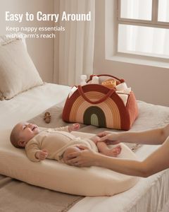 KUYUE-Panier pliant en corde tissé pour bébés, organisateur de couches pour nouveau-nés, garçons et filles - Product Image 6