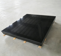 Plaque de surface en granit à rainures en T pour le traçage et le positionnement, idéale pour le serrage et l'assemblage d'objets de travail