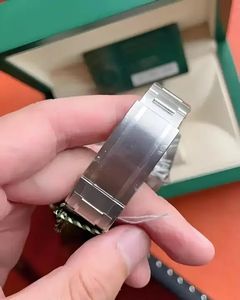 Montre de luxe pour homme en caoutchouc, avec lunette en cristal saphir, mouvement mécanique, aiguilles lumineuses, 41 mm, étanche, pour affaires et activités de plein air - Product Image 5