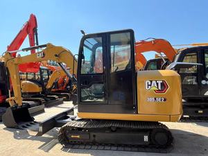 Mini-excavatrice d'occasion en bon état, modèle Cat305.5e, à vendre. Excavatrice sur chenilles d'origine japonaise CAT 305.5e2. - Product Image 4