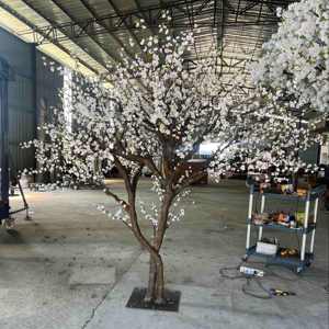 Grand arbre en plastique artificiel à fleurs de cerisier Plante à grands arbres - Product Image 5