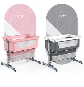 Cuna Móvil Moderna de Alta Calidad <span class=keywords><strong>para</strong></span> Bebés Recién Nacidos, Cuna Ajustable en Altura <span class=keywords><strong>para</strong></span> Dormitorio Infantil - Product Image 5