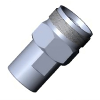 ZCOM Résistance de terminaison coaxiale RF de type N mâle, puissance moyenne 2W, DC à 18GHz, 50 Ohms, pour test de micro-ondes