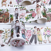 Ruban Washi Large Personnalisé Kawaii Spécial Huile Livraison en 7 Jours Ruban Adhésif pour Scrapbooking et Journal