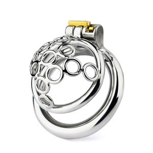 FRRK Super petit dispositif de <span class=keywords><strong>chasteté</strong></span> ceinture de <span class=keywords><strong>chasteté</strong></span> antidérapante en acier inoxydable, mini <span class=keywords><strong>cage</strong></span> de <span class=keywords><strong>chasteté</strong></span> en acier, <span class=keywords><strong>cage</strong></span> de <span class=keywords><strong>chasteté</strong></span> sissy garçon - Product Image 5