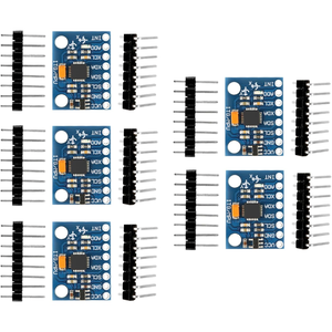 Module de capteur GY-521 MPU6050 6DOF, accéléromètre 3 axes + gyroscope 3 axes avec sortie ADC I2C 16 bits, pour Arduino - Product Image 1