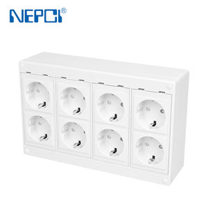 Boîte à douilles encastrée 8 voies de type espagnol XJY-ZMC-8S boîte arrière murale série 45 pour <span class=keywords><strong>prise</strong></span> de courant - Product Image 6