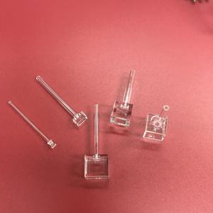 Cellule en verre de quartz rectangulaire pour fluorimètre, polissage optique, avec joint gradué - Product Image 5