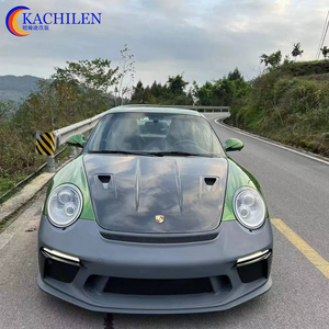 Kit carrozzeria paraurti anteriore in plastica stile 991.2 GT3 per Porsche <span class=keywords><strong>911</strong></span> <span class=keywords><strong>997</strong></span> dal 2005 al 2012 - Product Image 4
