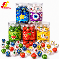 Bonbons pétillants à la confiture sur le thème amusant, en pot, saveurs de fruits mélangées, formes variées, nouveauté, récompense pour enfants en classe, bonbons de fête