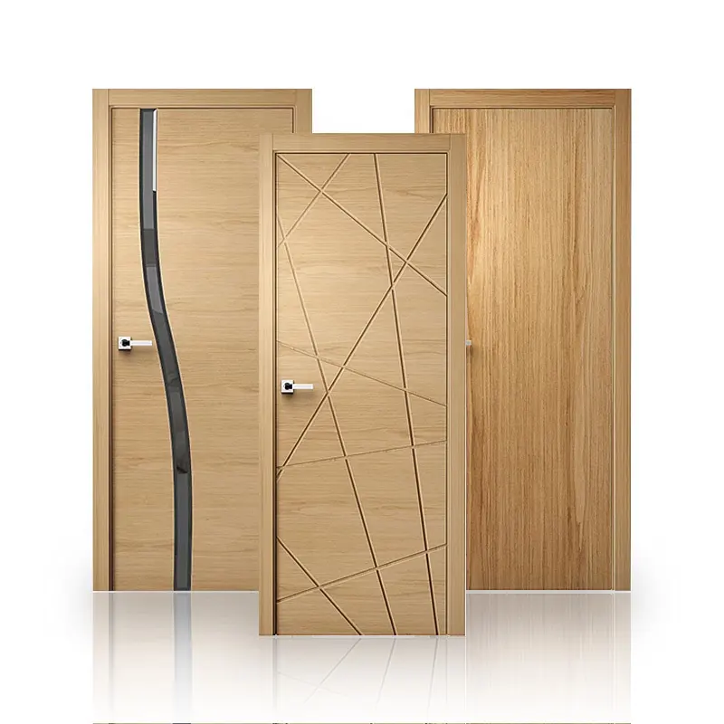Porte interne moderne impermeabili di prezzo di fabbrica di PHINO per le porte della lastra delle case