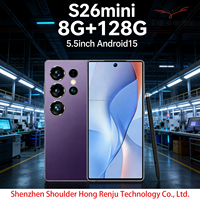 S26 Mini Android 15 Ponsel 8+128G 5.5 inci Harga Terbaik 2026 BARU Global 5G LTE Band Dual SIM Card Perlindungan Purna Jual