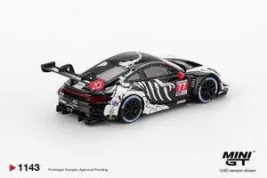 <span class=keywords><strong>MINIGT</strong></span> 1/64 pour GT3 R # 77 AO Racing 2025 IMSA Petit pour MGT01143-CH Modèle en métal moulé sous pression pour garçons de 14 ans et plus - Product Image 3