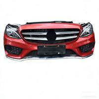 Kit carrosserie d'occasion Mercedes-Benz Classe C W205 Facelift 2015-2018 en fibre de carbone : Lame de pare-chocs avant, spoiler, diffuseur, séparateur, à visser
