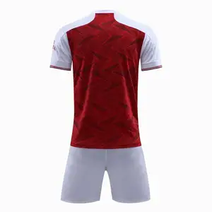 फ्लाई अमीरात फुटबॉल जर्सी शर्ट Suppliers-सफेद लाल मुद्रण इंग्लैंड मूल क्लब लघु आस्तीन फ्लाई एफसी शर्ट फुटबॉल सेट फुटबॉल वर्दी जर्सी