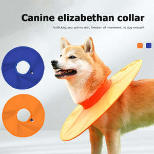 Collares para mascotas, venta al por mayor, ajustable, ligero, plegable, perro mascota, personalizado, Círculo de Color Elizabeth, Collar de cono antiarañazos para mascotas - Product Image 6