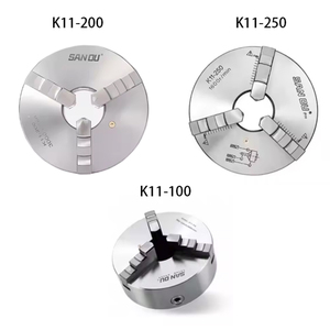 Mandrin de tour auto-centrant à trois mors réglable SANOU K11-250/K11-200/K11-100, mandrin à 3 mors pour machine à tour - Product Image 6