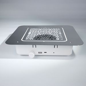 Nouvel extracteur de poussière pour ongles Hpro 3500RPM à haute efficacité, facile à utiliser, avec filtre amovible 48W pour salon de manucure - Product Image 4