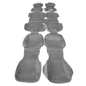 Juego Completo de Tapicería Premium WING, Juego Completo de Interiores, Fundas para Asientos de Coche en Gris Claro para Toyota Innova 2010-2015 - Product Image 2