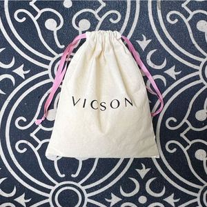 Sac à poussière en toile de coton biodégradable et personnalisable, imprimé à l'écran, avec cordon de serrage, respectueux de l'environnement - Product Image 4