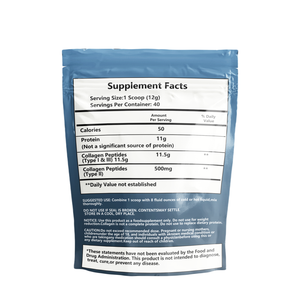 Collagene Marino Premium OEM in Polvere, Peptidi di Collagene di Pesce per Pelle, Capelli, Unghie e Articolazioni, Confezione da 480g, Estratto Vegetale - Product Image 2