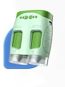 2-in-1顕微鏡望遠鏡カメラ2 "IPSスクリーン1000Xデジタルズーム1080P子供向けビデオ科学学習キット - Product Image 4