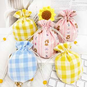 New Product <b>Drawstring</b> Bags Custom logo Cotton Gift <b>Pouches</b> for Gift Packaging - Product Image 5