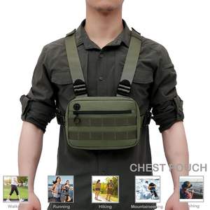 Reflecterende borsttas met meerdere vakken voor nachtelijk hardlopen, fietsen, wandelen - draagbaar ontwerp voor alle seizoenen - Product Image 3