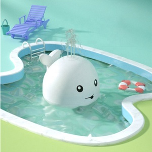 Jouets de bain pour bébé d'été, <span class=keywords><strong>baleine</strong></span> lumineuse, jouets pour enfants, garçons et filles, lumières électriques, musique, détection, poulpe de dessin animé - Product Image 6