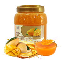 YUECHUANXIANG 3kg Mango & Sinaasappeljam met suiker voor bubble tea & drankenmarkt 30% Brix 12 maanden houdbaarheid