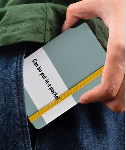 Grosir Notebook Mini A7 kustom Notebook saku kulit lucu dengan tali untuk hadiah promosi. - Product Image 2