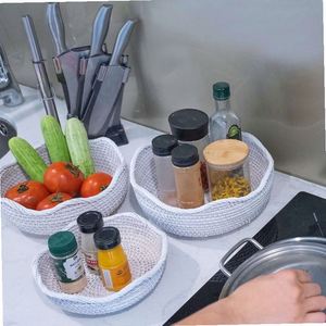 Panier avec couvercle, paniers pour la marche, le camping et les loisirs, lot de 3 boîtes à pain, boîte en laiton, corbeille noire verte ronde - Product Image 4