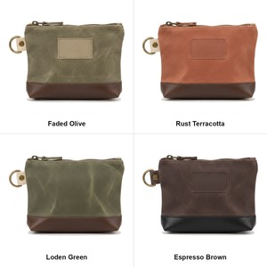Pochette à rivets en toile de canard cirée pour pickleball 16 oz, personnalisable avec logo, vente en gros, pour balles de tennis - Product Image 5