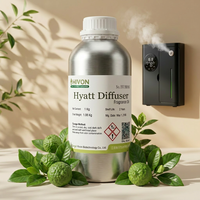 Diffuseur de parfum Hyatt Style, huile parfumée pour diffuseur, huile aromatique de qualité cosmétique, cire d'abeille écologique, bougie parfumée