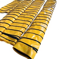 Tuyau télescopique en PVC de 300 mm, conduit d'évacuation résistant à la chaleur, flexible, norme ISO, système HVAC pour hôtels et hôpitaux MUTRI
