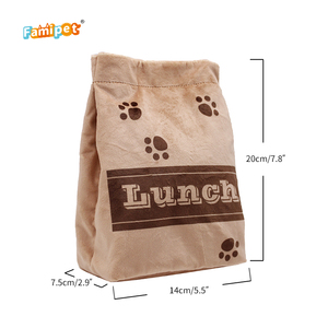Famipet Manufacturer Custom Fast Food Lunch Pack Designer Stuffed <b>Plush</b> Pet Toy Squeaky Dog Toys for Pet - Product Image 2