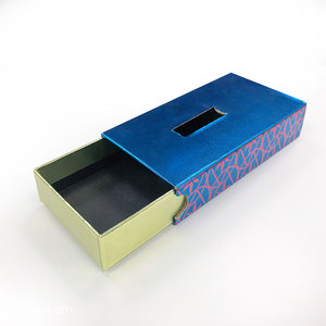 Caja Rígida de Lujo Personalizada con Forro de Esponja CMYK, Cajón Deslizable, Ventana, Grabado en Relieve, Laminado Mate, Patrón Colorido, Reciclable - Product Image 1