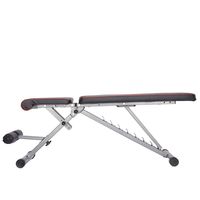 Banc de musculation multifonctionnel Haltère d'entraînement à domicile pour tout le corps Banc de musculation pliable en acier
