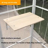 Vente Directe Usine OEM Grandes Volières Maisons Cages – Tube Carré en Fer Peint pour Perroquets Chats Oiseaux