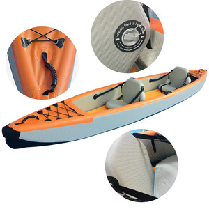 Kayak gonflable en PVC de haute qualité de 2 m en provenance de Chine pour la pêche en kayak à deux personnes avec accessoires de pagaie, kayak gonflable en PVC - Product Image 1