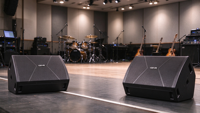 Speaker Monitor Panggung Pasif GEHR AU-15, Sistem Audio Suara yang Bekerja dengan Amplifier untuk Ruang Latihan Band