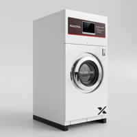 Laveuse-sécheuse commerciale à gaz XIAOYA haut de gamme en acier inoxydable massif 16 kg, faible consommation d'énergie, chauffage vapeur XQGH27 pour les vacances de luxe